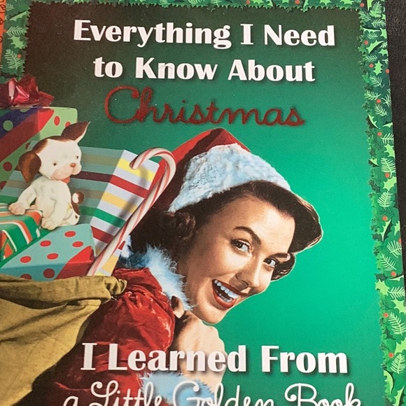 golden Christmas book Other - Festive Christmas Book with Cheerful Cover